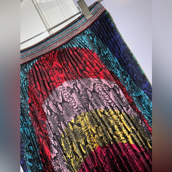 Alice Olivia Rainbow Snakeskin Maxi Skirt - Picture 5 of 5